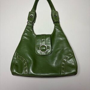 St. John's Bay Olive Green Shoulder Bag